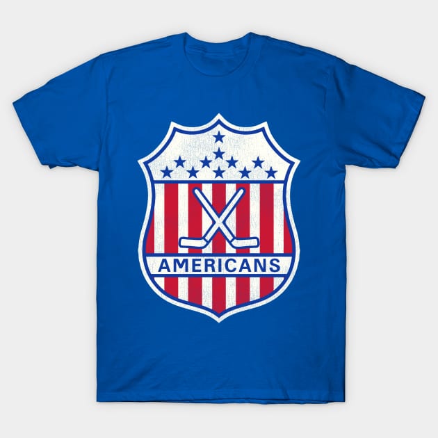 Defunct New York Americans Hockey Team T-Shirt by Defunctland